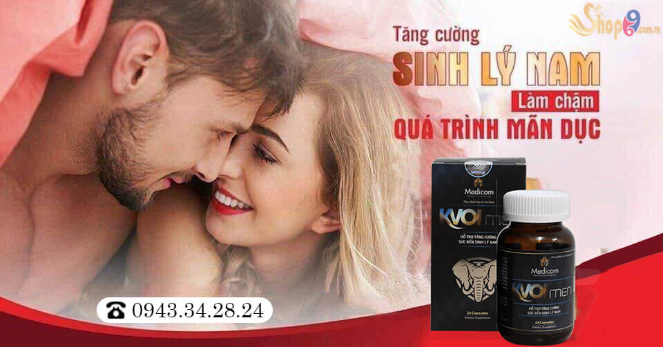 Thực phẩm Kvoimen điều trị yếu sinh lý hiệu quả