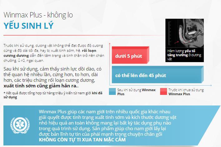 Giá Winmax Plus bao nhiêu? tác dụng thế nào